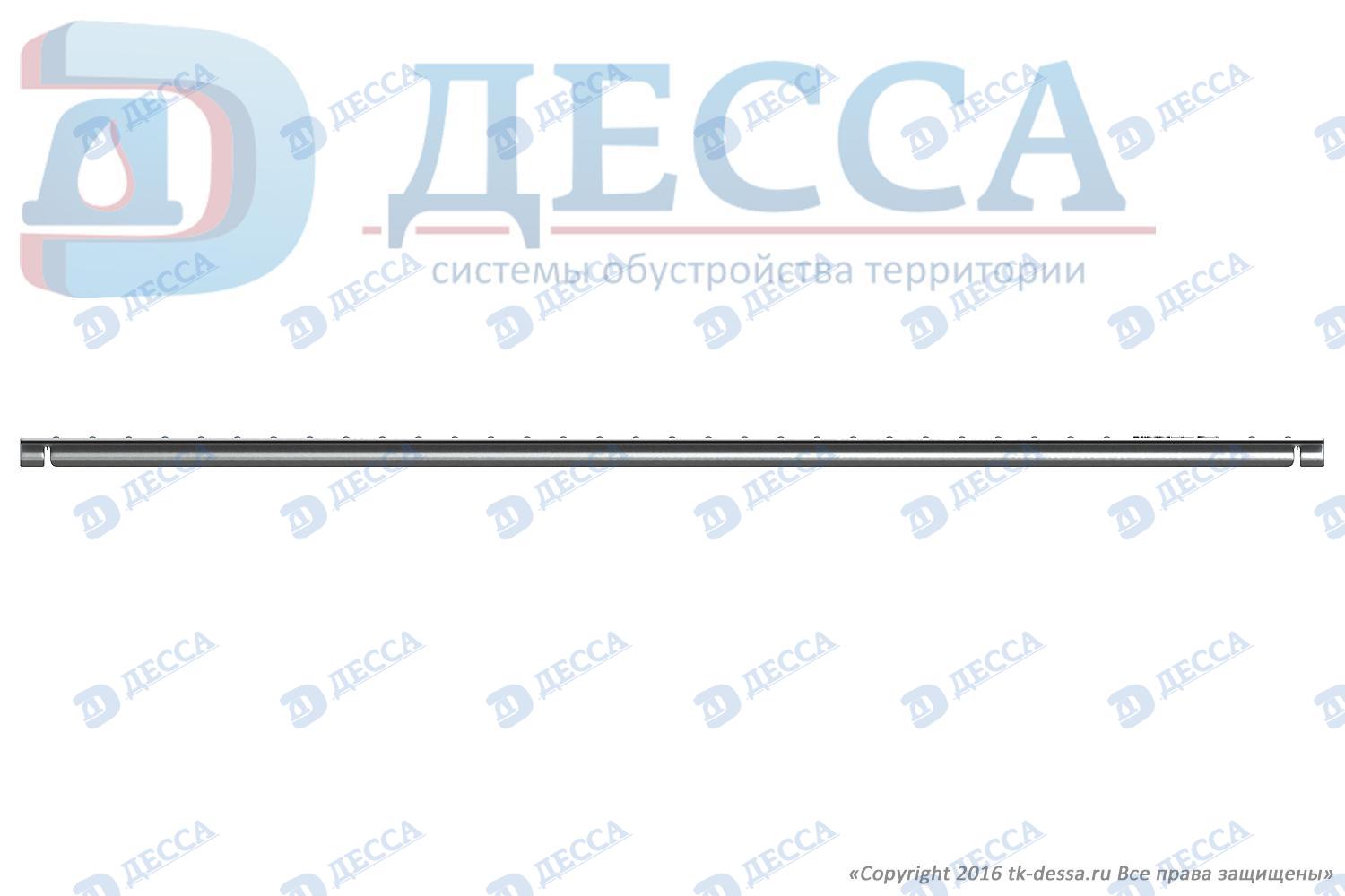 Решетка водоприемная -10.13,6.100- штампованная стальная оцинкованная с отверстиями под крепление (5080/1)